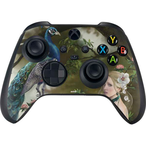 Woman with Peacocks by Nene Thomas Xbox Series X Skins